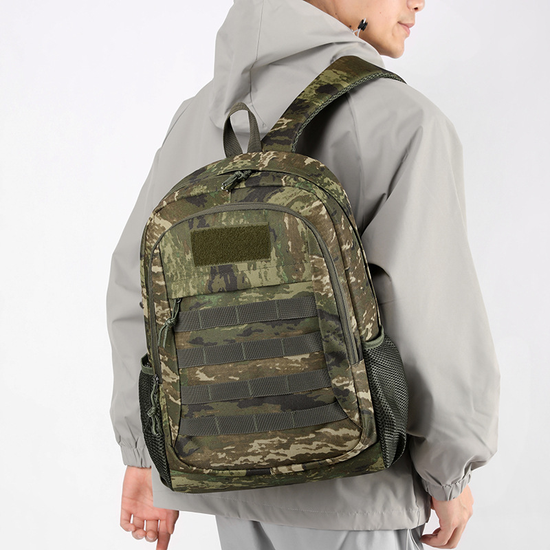 Mochila mochila deportiva de camuflaje al aire libre para hombre, senderismo de gran capacidad, montañismo y ciclismo, paquete táctico, bolso multifuncional para fanáticos militares