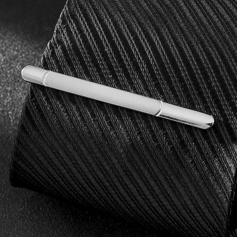Metal tie, matte suit, simple and elegant design, (Cross-border trading)