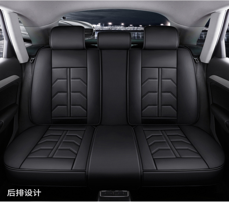 New All-Season Universal Full Leather 3D Fully Enclosed Breathable and Wear-Resistant Universal Five-Seater Car Interior Seat Cushion and Seat Cover