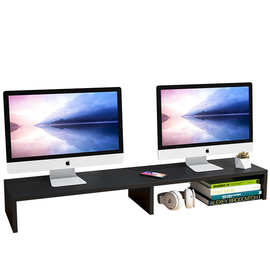 FNN1批发双屏双显示器增高架加长台式电脑收纳显示屏支架桌面加高