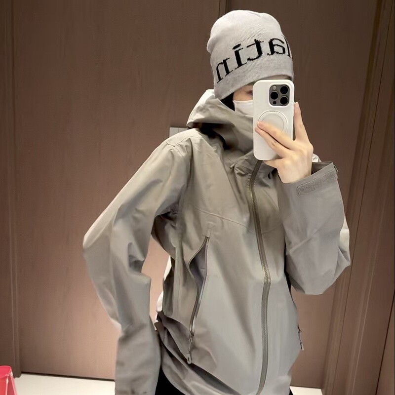 Stone's new Bogda LT Stone Lotus Gray outdoor hiking casual hardshell windproof and waterproof jacket for men and women Stone's new Bogda LT Stone Lotus Gray outdoor hiking casual hardshell windproof and waterproof jacket for men and women