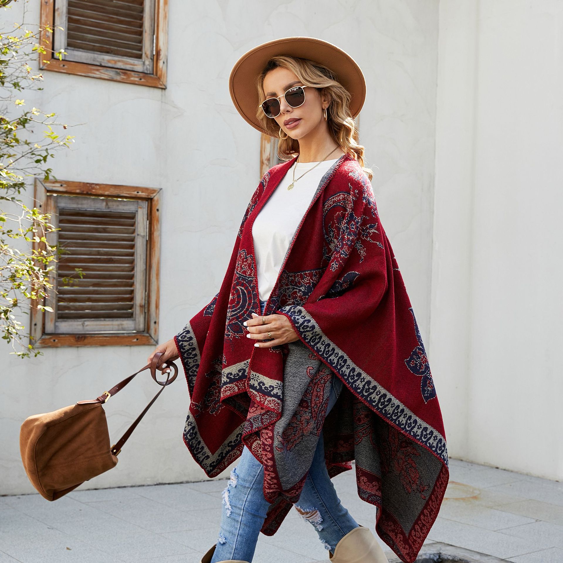 Elegante sciarpa da donna a quadri per l'inverno_voghion.com