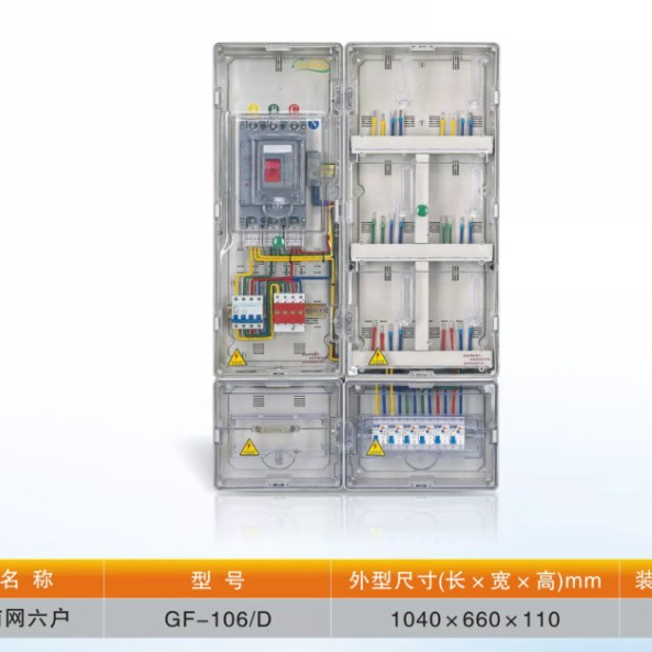 南网主控单相电能计量表箱 主控透明电表箱4户6户9户12户15户18户
