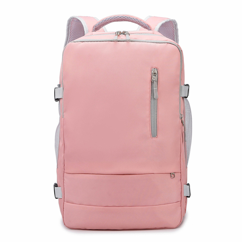 Mochila transfronteriza nueva para mujer, gran capacidad, separación en seco y húmedo, múltiples compartimentos, viajes de negocios al aire libre, momia, mochilero