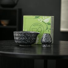 日式茶壶陶瓷抹茶碗套装茶道配件筅百本立抹茶刷工具彩盒