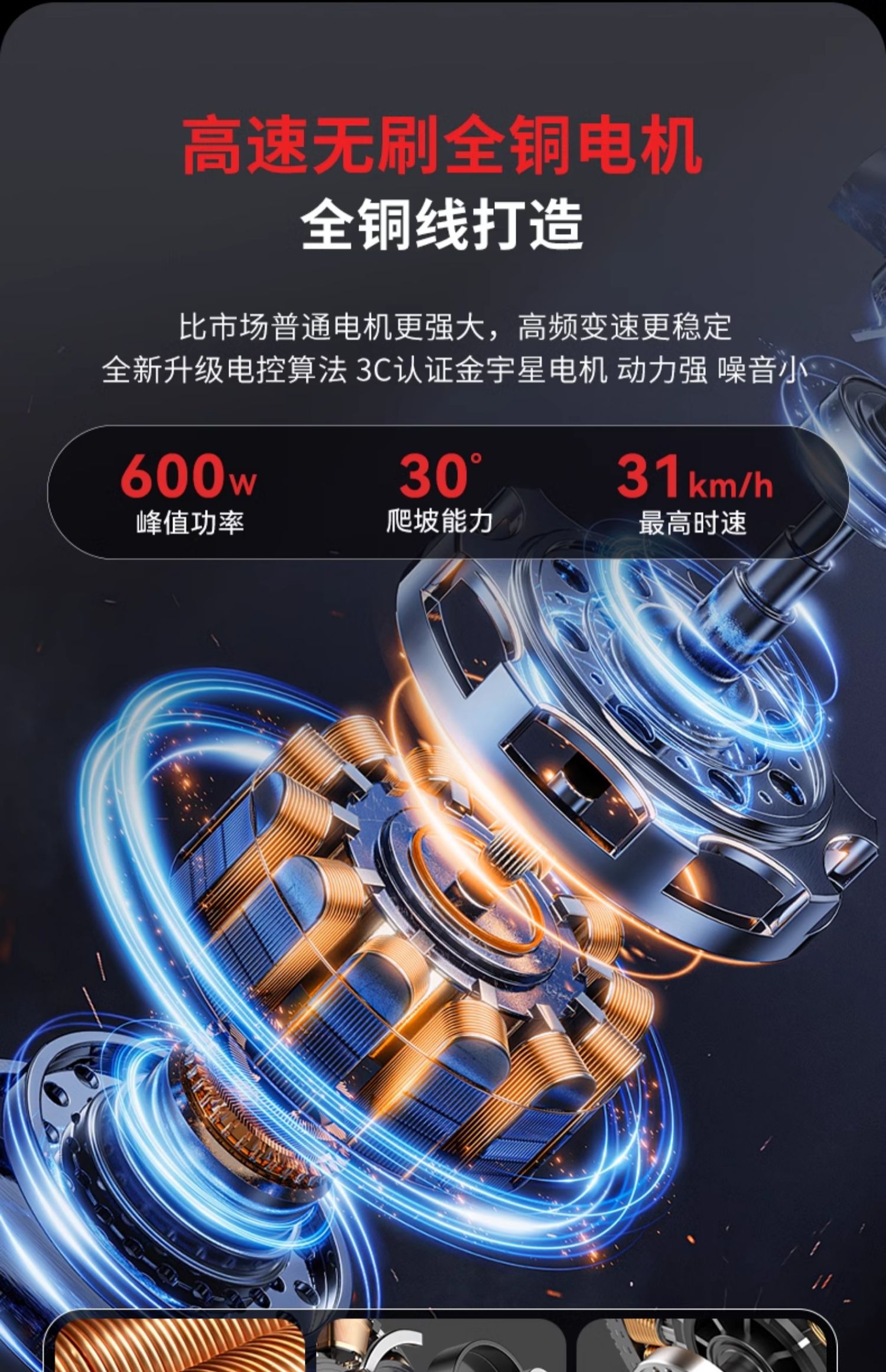 Electric Scooter Folding Electric Vehicle for Adults to Drive to Work, Women's Light and Small Commuting Portable Scooter