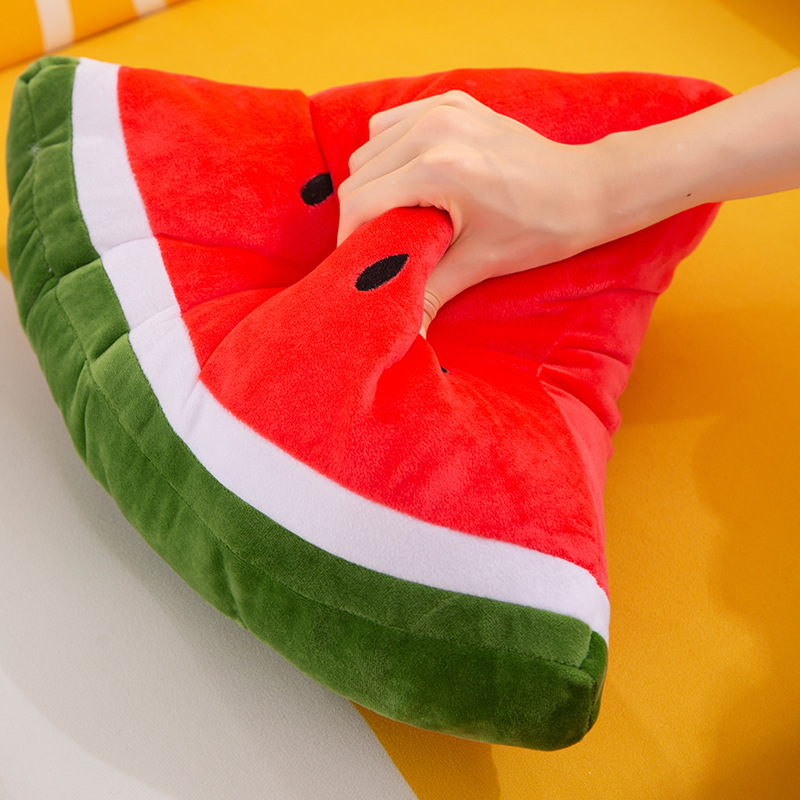 New simulation fruit pillow, watermelon cushion, plush toy, office chair sofa cushion, stuffed doll
