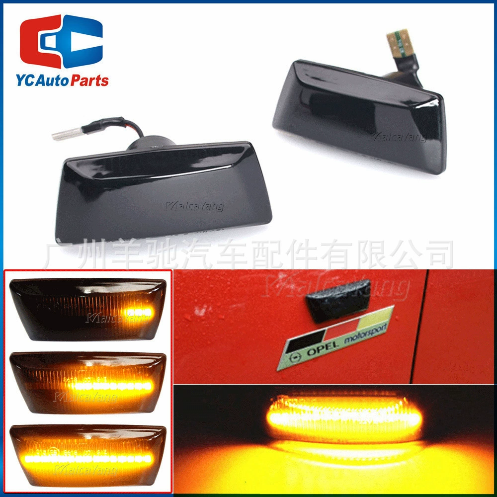 Подходит для Opel Saili Chevrolet Cruze боковой фонарь, светодиодный желтый свет, Проточная вода, боковой фонарь крыла