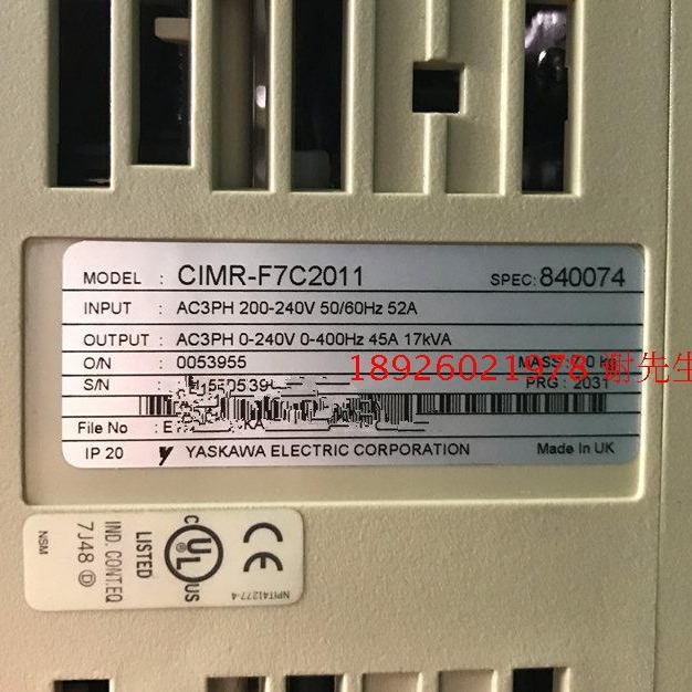 CIMR-F7C2011 Ƶά yaskawa F7ϵаƵά޹˾