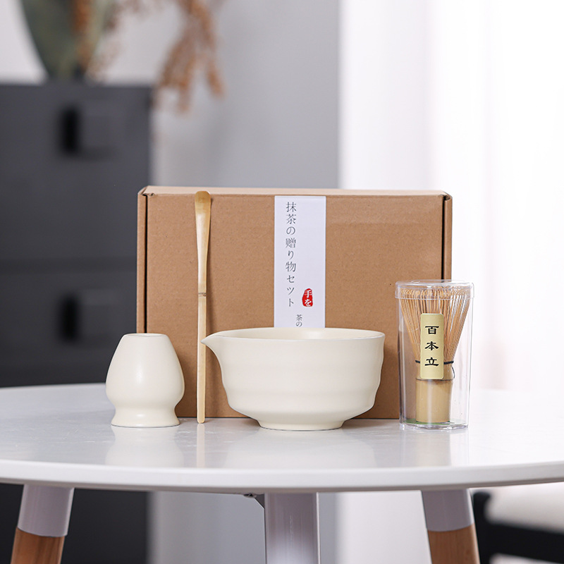 Matcha cuenco de té matcha cepillo de té espuma herramientas de té de la dinastía Song set Matcha ceremonia de té