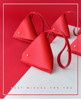 Red festive leather candy bag wedding bridesmaid hi sugar bag PU group ceremony can be customized