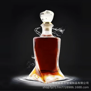 厂家批发红酒瓶洋酒瓶加厚玻璃威士忌伏特加酒瓶密封储酒瓶