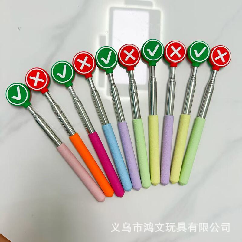 New model of retractable reading pointer, soft rubber pointer stick, creative double-sided design finger stick, teacher's stick New model of retractable reading pointer, soft rubber pointer stick, creative double-sided design finger stick, teacher's stick