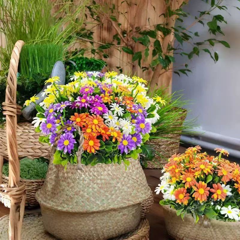 人気のAmazonクロスボーダーシミュレーション植物、シミュレーショングリーン植物、ユーカリの花束、カモミールオーナメント、シミュレーションデイジー|undefined
