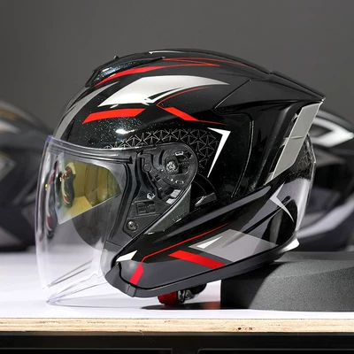 No. 1 Women's Three-Quarter Helmet | Motosiklet dəbilqələri - s-ro-5-phantom-black-red