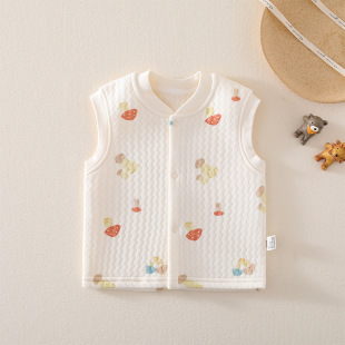 Infant Vests, Men's and Women's Baby Outwears, Kidsren's Quilted Clothes, Vests, Newborn Vests, Thickeneded and Warm