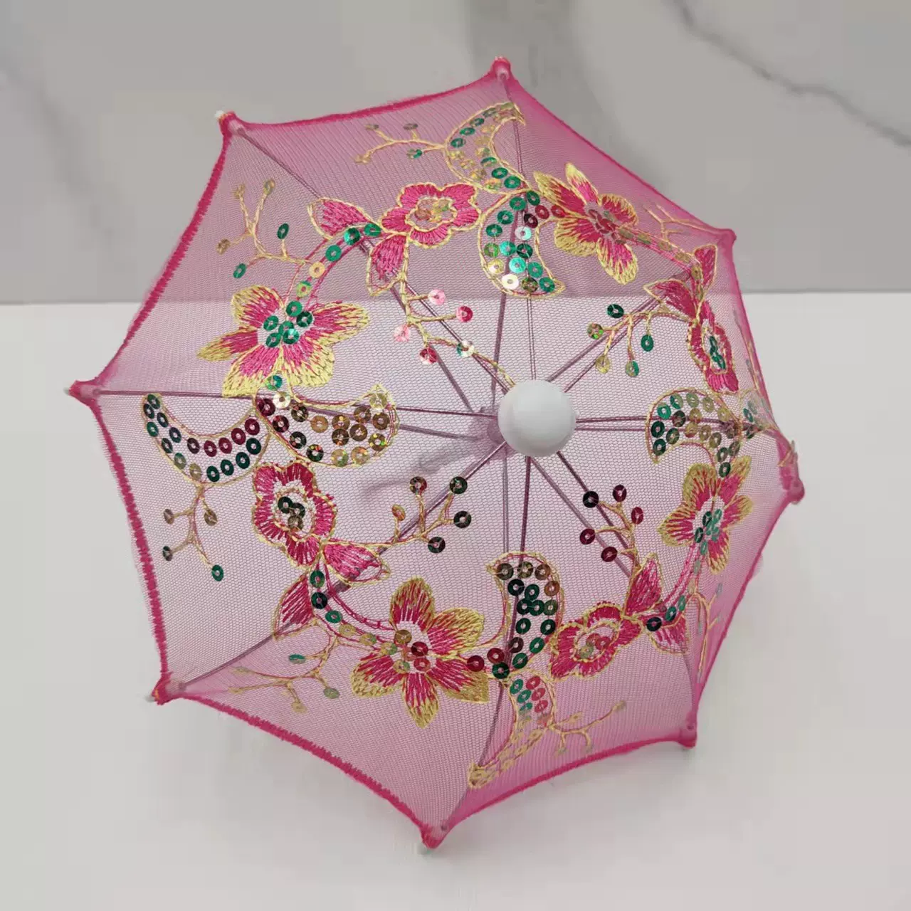 厂家直营  旅游工艺品 蕾丝小绣花伞 儿童玩具伞 装饰工艺伞
