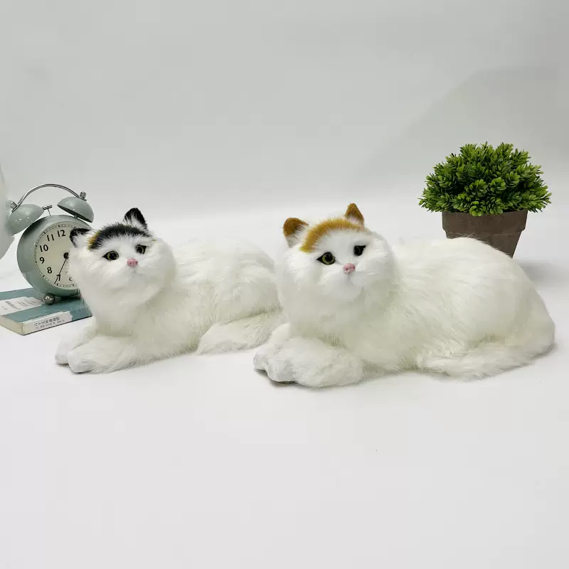 模型猫狗皮毛玩具摆件活性炭车载家用除异味装饰摆件创意摄影道具