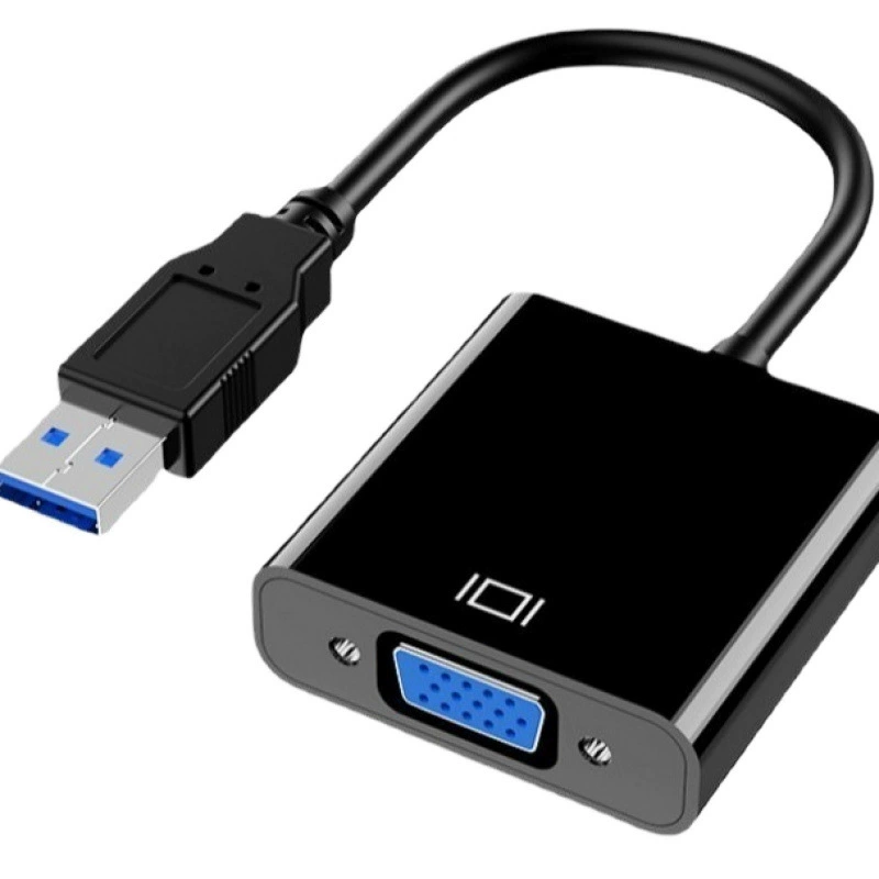 USB на VGA интерфейс для проектора, внешняя видеокарта USB 3.0, роторный VGA конвертер для отображения, провод для преобразования