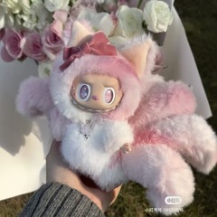 九尾狐ラブブトレンディブラインドボックス Zimomo ぬいぐるみビニールフェイスマカロン祖国高品質ハイバージョン