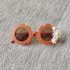 Children's sunglasses, fresh sun protection cream, cute glasses, new collection, flowered, UF-protection