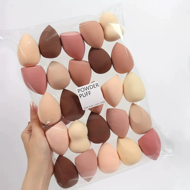 Soft Cosmetic Makeup Sponge Set, 8-Piece Multi-Shape Blending Sponges, Portable Case