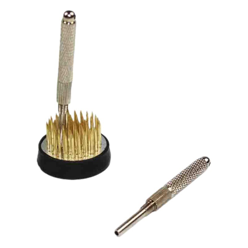 JIASHAN corrector de limpieza de Rake de alambre de acero Rake arreglo floral herramienta auxiliar japonés arreglo floral herramienta