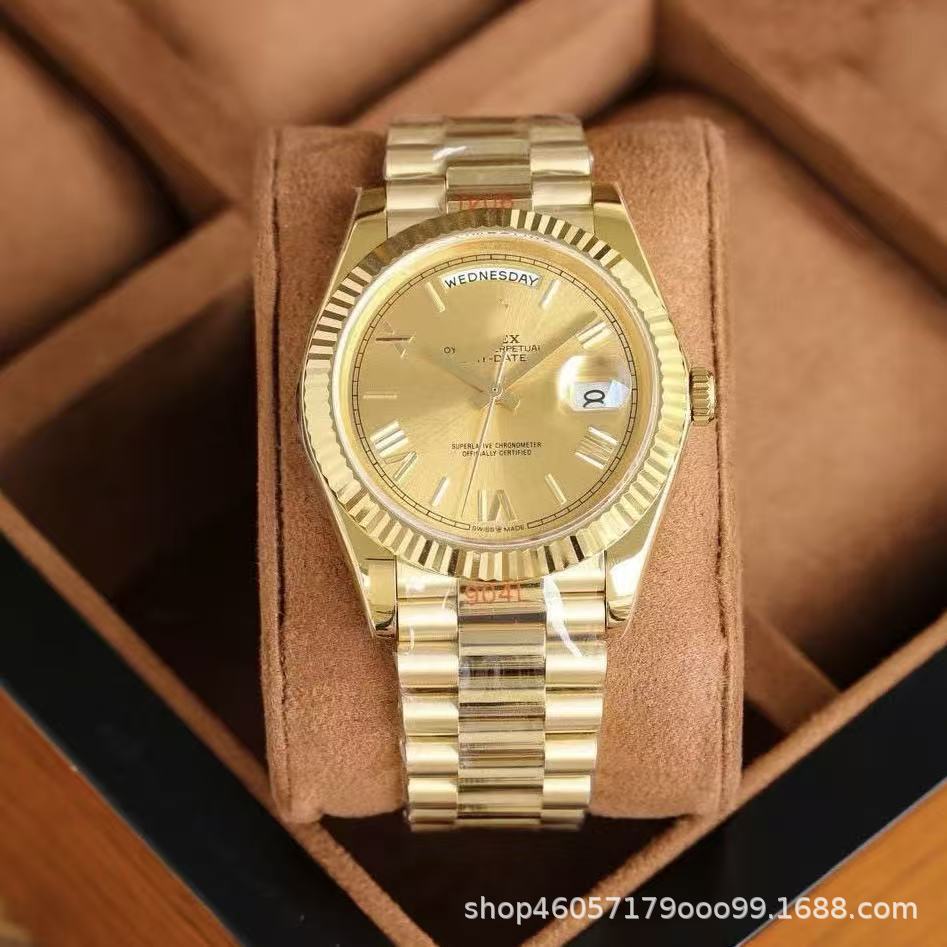 Comercio exterior explotador fábrica de mano de obra directa venta al por mayor rápido wishing europeas y estadounidenses hombres mano de obra doble reloj de correa de acero