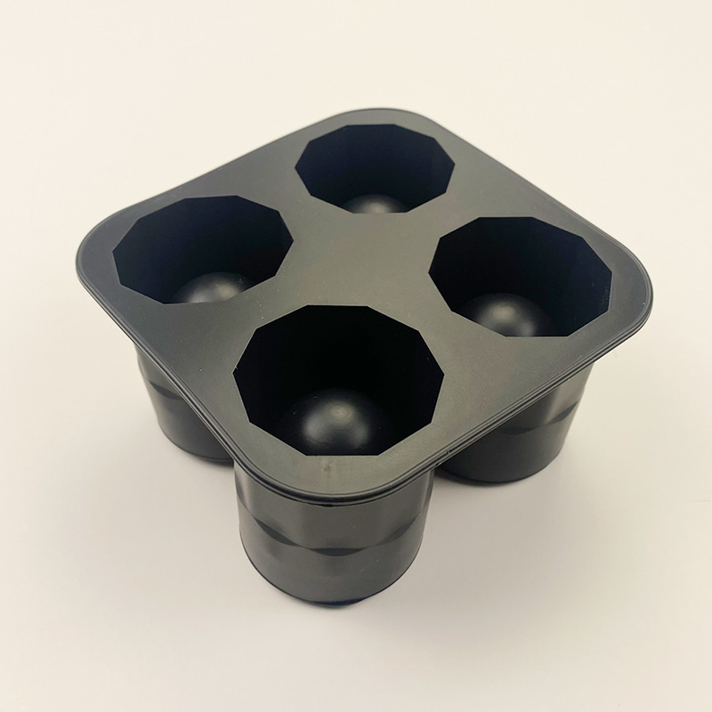 4-in-1 Ice Cup Silicone Mold DIYIce Cube Candle Mousse Cake Liquor Cup Cylindrical Mold Stanley Ice Tray