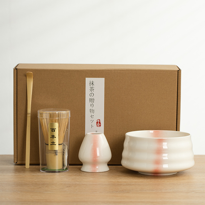 Té especial transfronterizo, cepillo de matcha, té de Baibenli, combinación de té, juego de té de matcha japonés, caja de regalo
