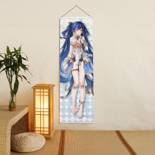 二次元动漫来图定制挂画高品质桃皮绒布可拆洗卡通周边与游戏人物