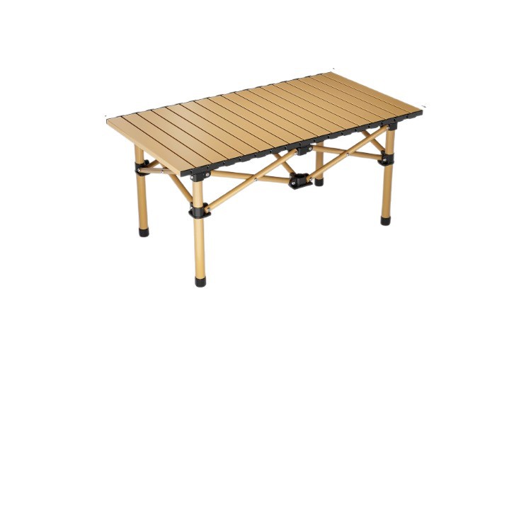 Mesa de camping mesa de mesa de picnic mesa de rollo de huevo mesa de barbacoa de picnic mesa pequeña de puesto simple mesa plegable al aire libre portátil