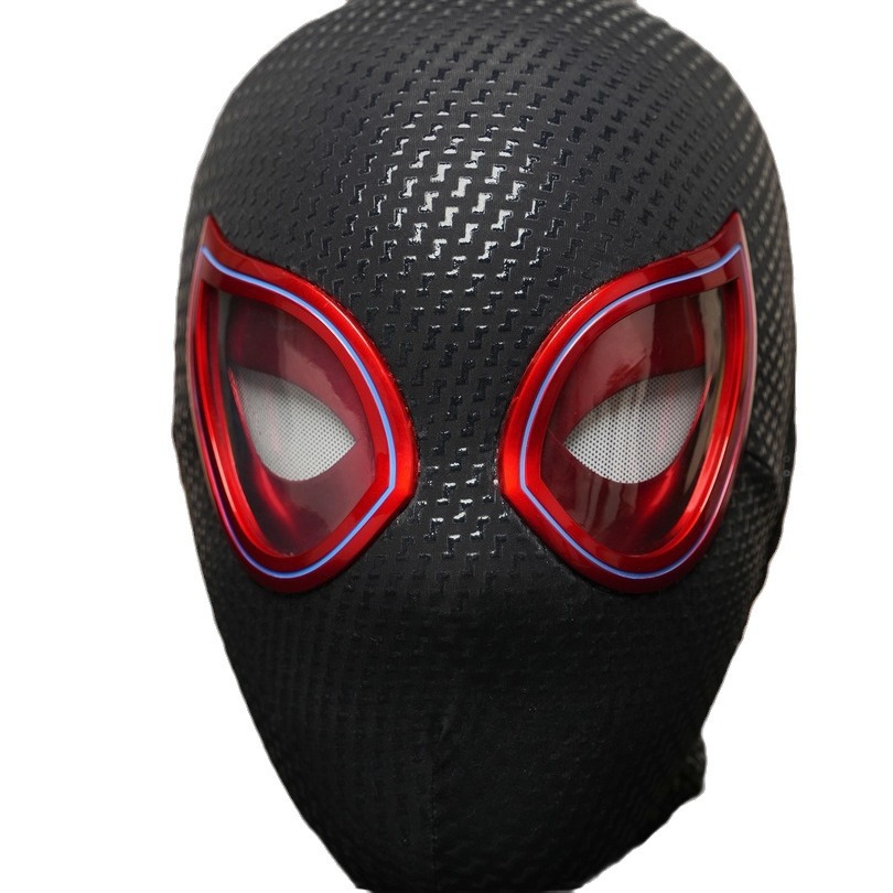 Transfronteriza Amazon millas Spider-Man Hood ojo eléctrico móvil universo vertical parpadeo máscara