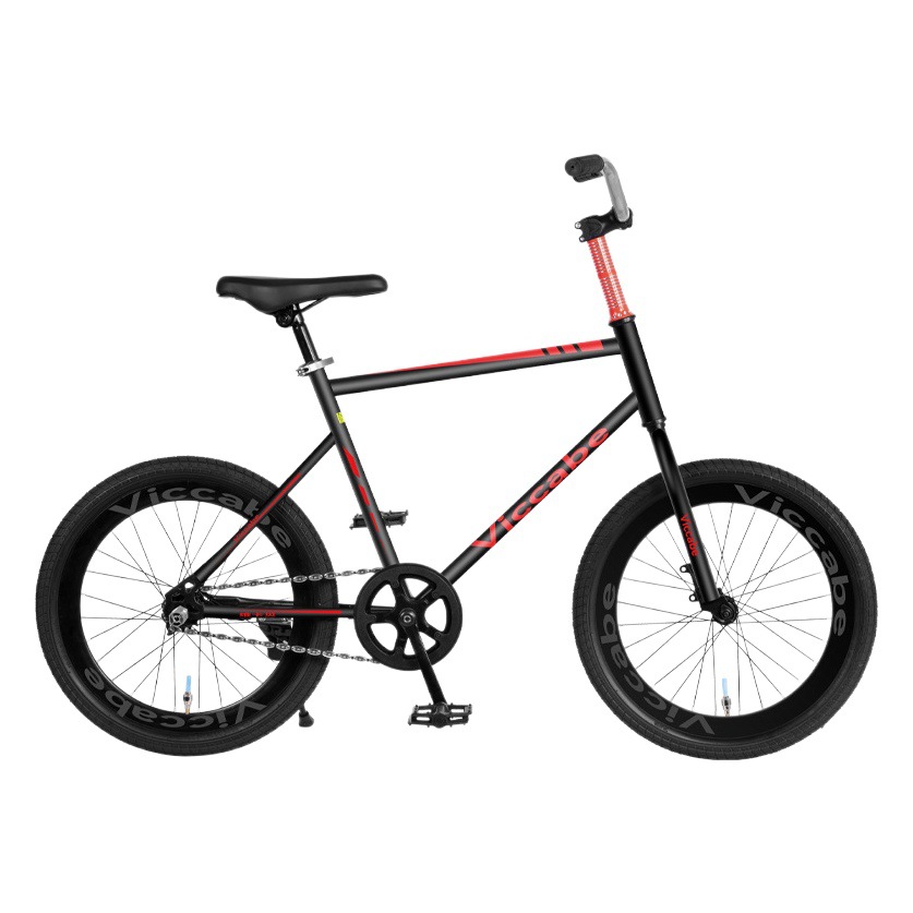 Nueva explosión de bicicleta cambio Rocker Cadena de oliva 20 pulgadas niños estudiantes masculinos y femeninos adultos doble disco freno de mano bicicleta