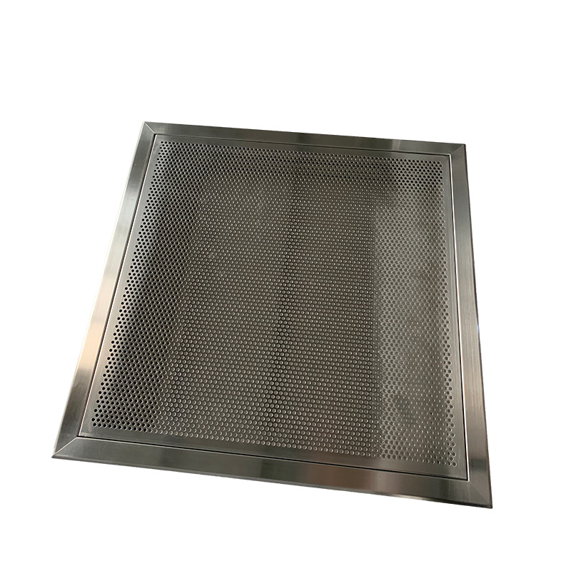 304不锈钢冲孔式孔板回风口滤网可拆卸