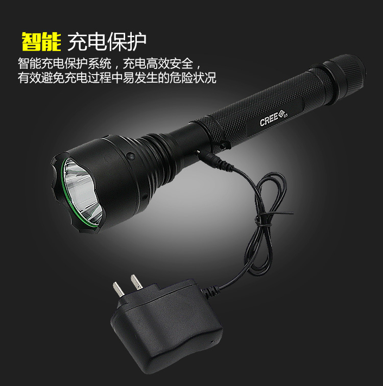 Cross-Border New Model Outdoor High-Brightness Flashlight, Small and Portable, Aluminum Alloy Explosion-Proof Led Flashlight with Long Battery Life