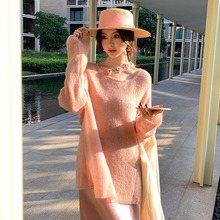 【特价不退换】秀熙熙十三行2025秋季围脖羊毛针织衫毛衣女25152