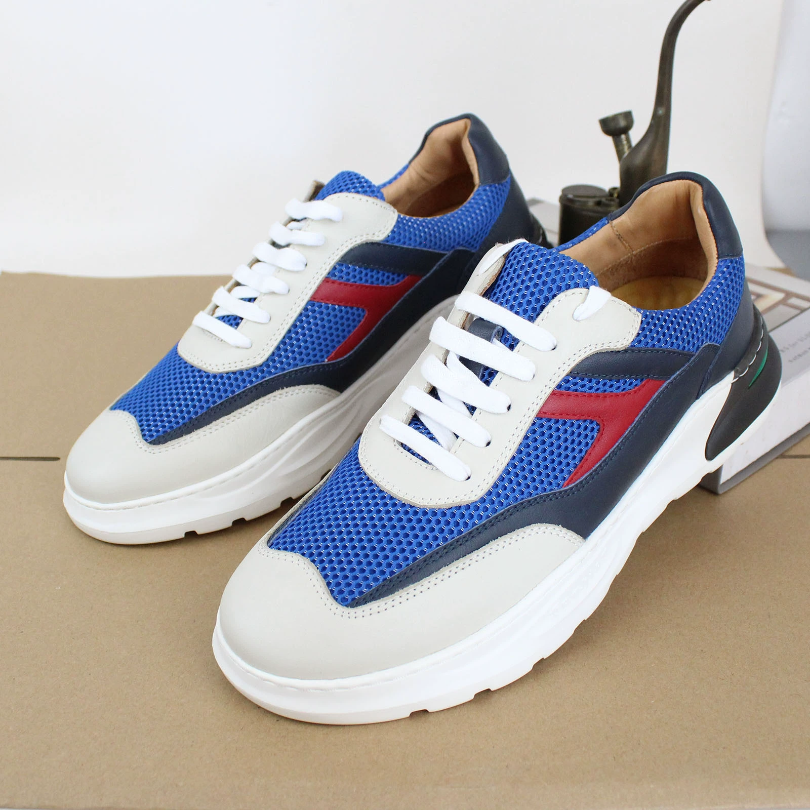 Кроссовки, Мужская модная повседневная обувь, универсальная натуральная кожа, новая осенне-зимняя Молодежная Спортивная мужская обувь из воловьей кожи на открытом воздухе в наличии