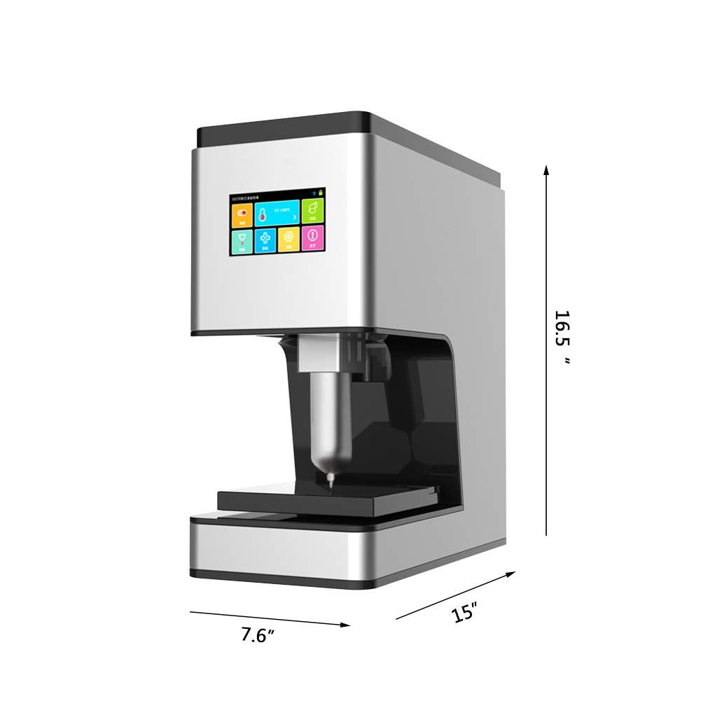 impresora 3D de alta precisión de chocolate impresora 3D inteligente de pantalla táctil para hornear impresora 3D de chocolate especial