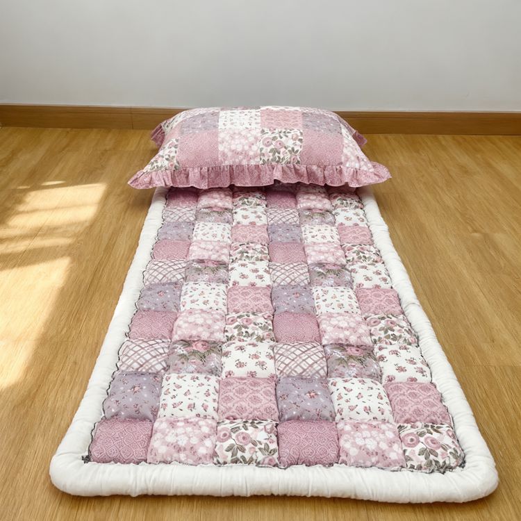 Korean-Style Thick Short Plush Home Non-Slip Carpet for Bedroom, Full-Cover Rectangular Bedside Coffee Table Crawling Mat Tatami