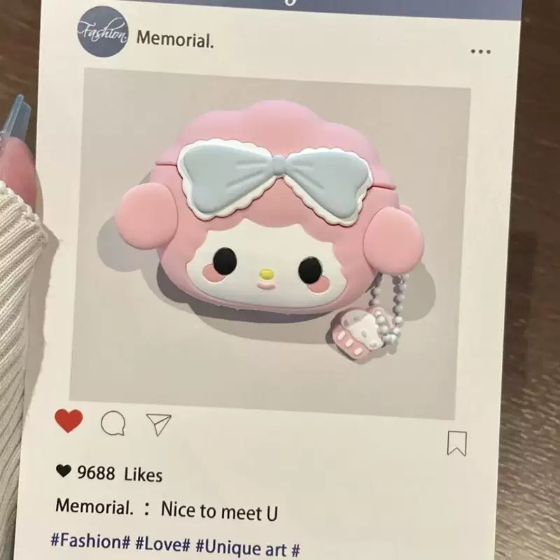 2025 nuevo estuche de auriculares de dibujos animados para Apple Airpos pro3 auriculares bluetooth suaves a prueba de caídas