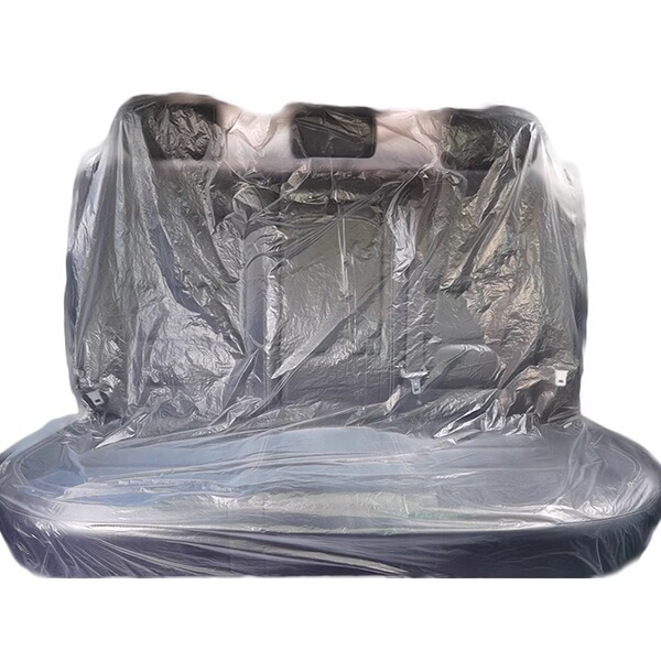 Disposable car rear seat cover anti-dirty cover auto repair rear seat cover plastic dirt-proof protective cover seat cushion cover