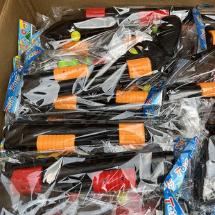 Children's plastic toy gun soft ball gun bag small toy sniper gun night market 2 yuan store gift department store wholesale