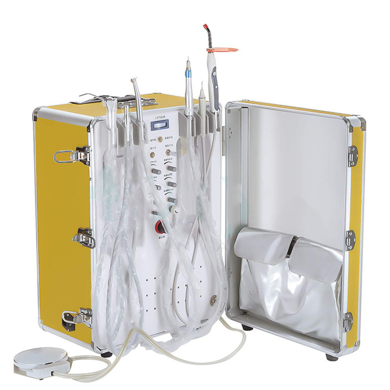 Dental Turbine, Teeth Whitening, Polishing and Engraving Machine, Three-In-One Gun, Portable Oral Pneumatic Turbine Equipment