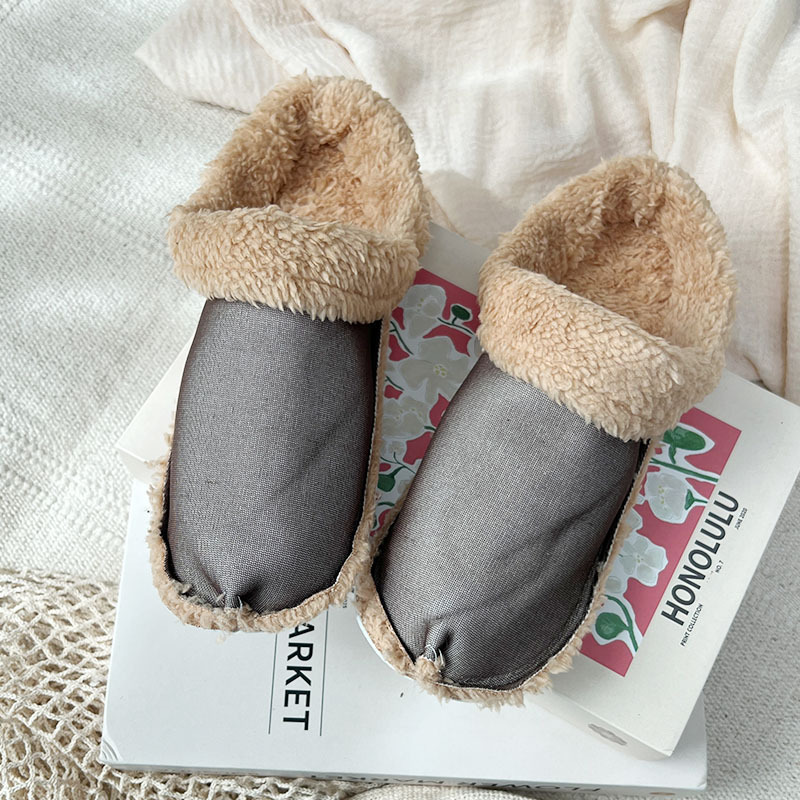 Cross-Border Autumn and Winter Velvet Clogs with Removable Long and Short Plush Cotton Comfortable Clogs with Warm Lining Shoe Covers Cross-Border Autumn and Winter Velvet Clogs with Removable Long and Short Plush Cotton Comfortable Clogs with Warm Lining Shoe Covers