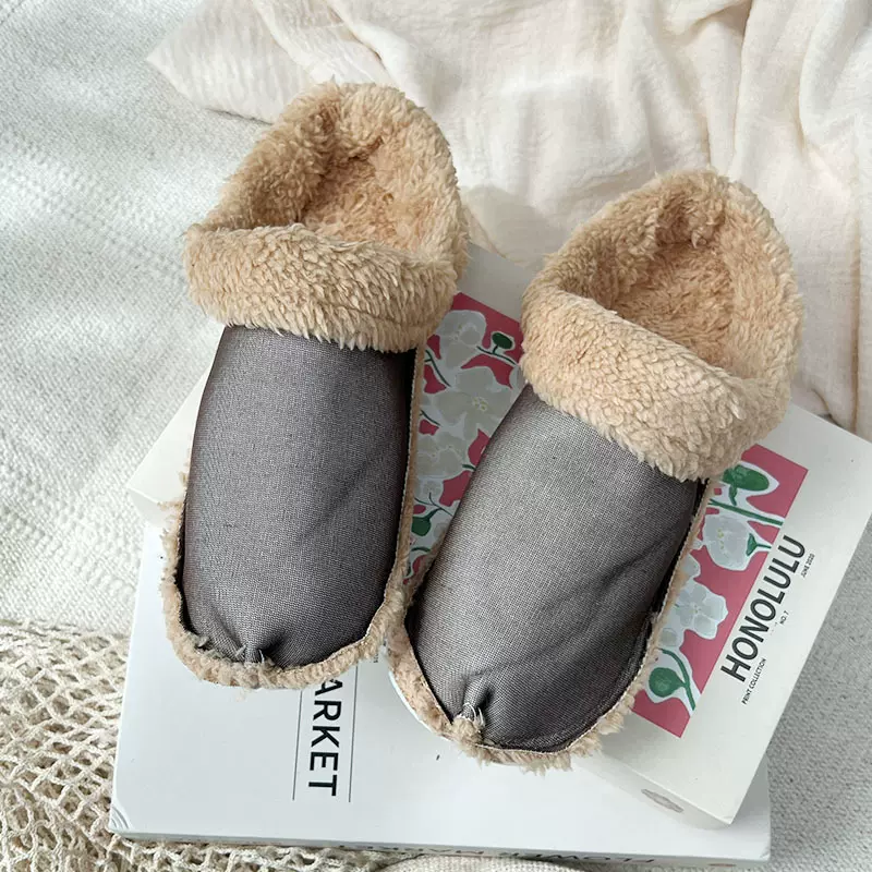 跨境秋冬加绒洞洞鞋内胆可拆卸长短毛绒棉舒适洞洞鞋保暖内衬鞋套