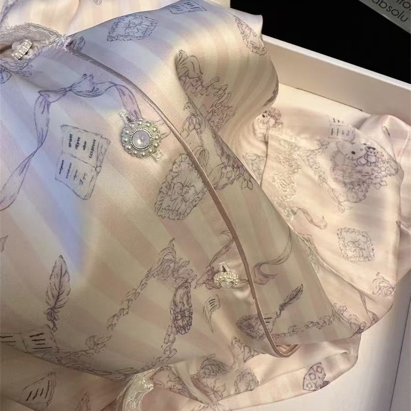 インス風かわいいハローキティパジャマ女性用春秋長袖ズボンは家の服の外でも着用可能学生スーツ|undefined