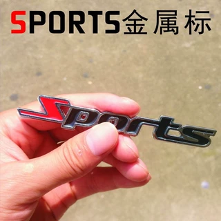车载sports运动版车贴 金属车贴标 汽车用品车贴 05-1D\2149
