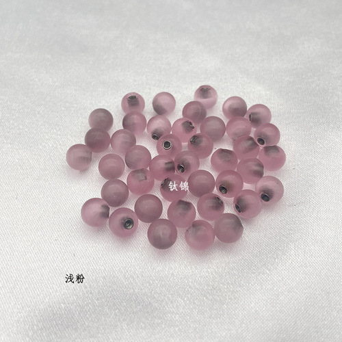 Titanium brocade piercing jewelry titanium steel external thread rod natural cat's eye 6mm tongue nail candy color ear bridge nail jelly color