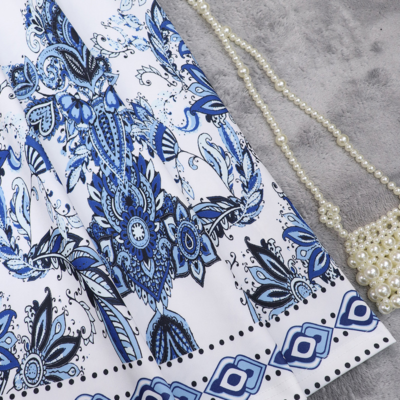 FD1294 In Stock 2023 Spring New Fashion V-Neck Long Sleeve Bohemian Print Dress For Women_ecoleips.com